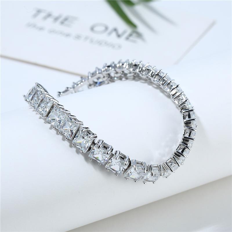 Copper Plating Inlaid Zircon Bracelet Natural Simple Women's - Norellé