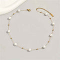 Fashionsimplepearl Necklace Cold - Norellé