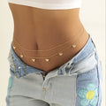 Women's Fashion Round Beads Chain Double-layer Waist Chain - Norellé