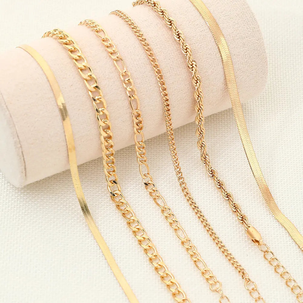 Bracelet Fashion 6-piece Chain Set Metal Chain - Norellé