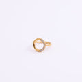 Fashion Round Titanium Steel Electroplated Ring - Norellé