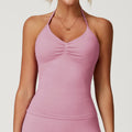 Seamless Yoga Vest Tight Breathable Pleated Sports Women - Norellé