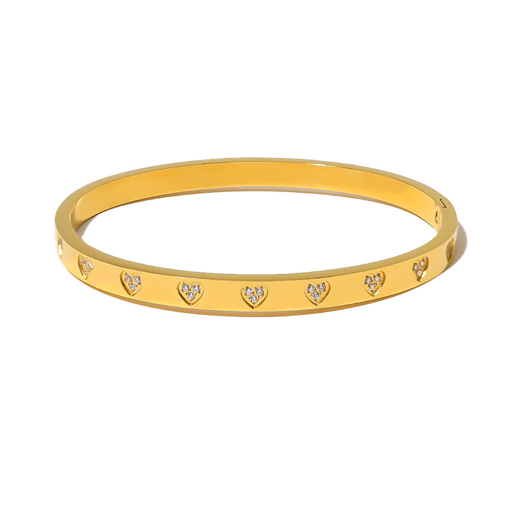 European And American Popular INS Style Heart Love Heart Bracelet - Norellé