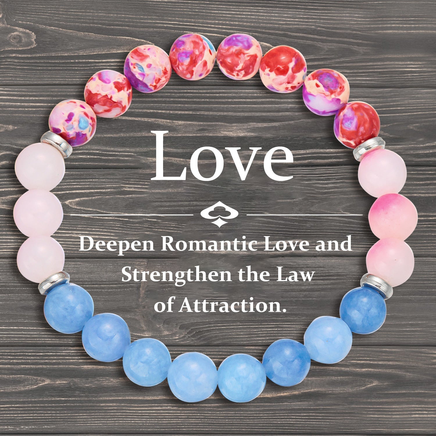 Fashion Personality Meaning Love Natural Stone Bracelet - Norellé