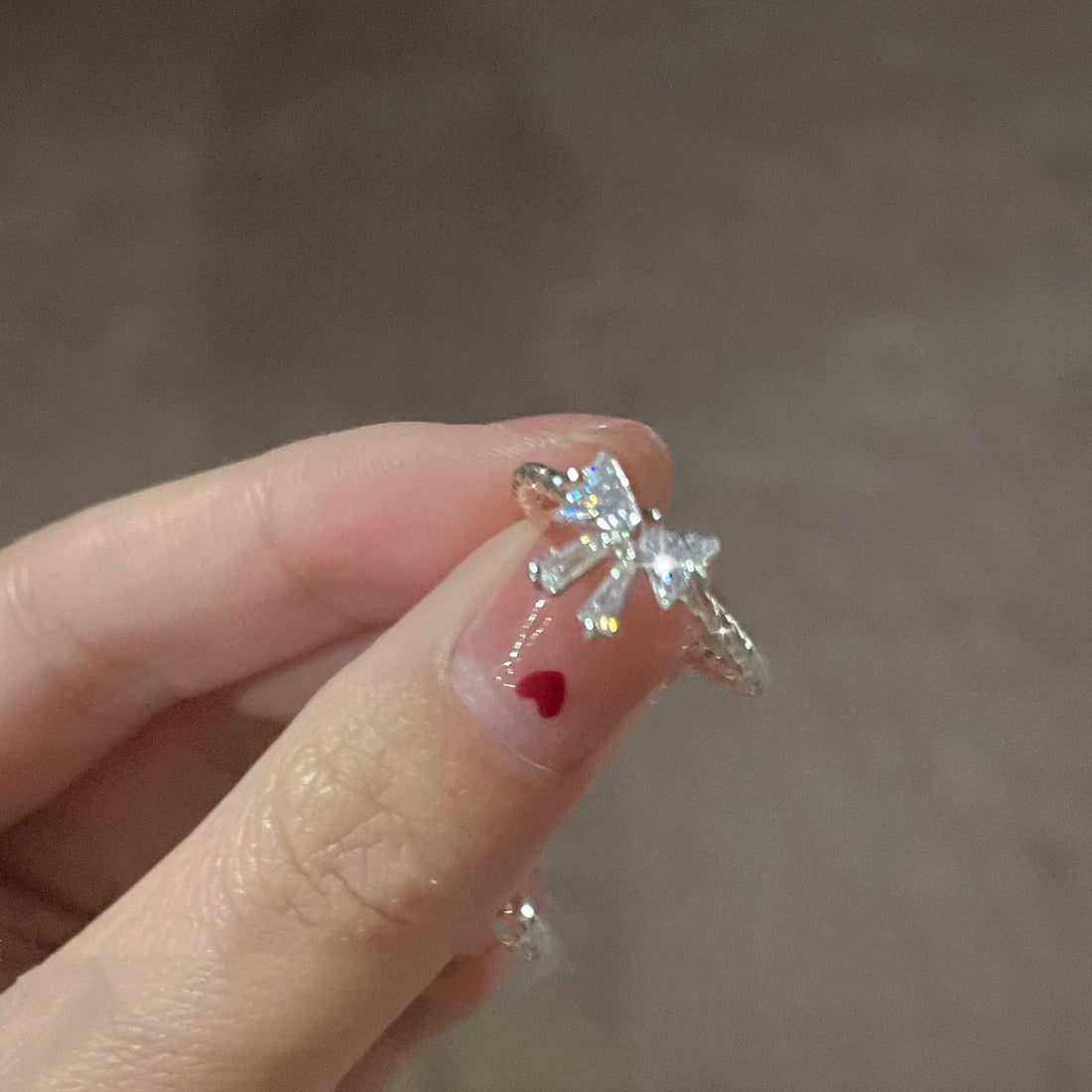 Personality Bow Ring Female Adjustable - Norellé