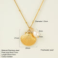 Titanium Steel Conch Turtle Shell Retro Easy Matching Necklace - Norellé