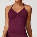Seamless Yoga Vest Tight Breathable Pleated Sports Women - Norellé