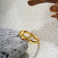 Women's Personalized Zircon Knotted Bow Ring - Norellé