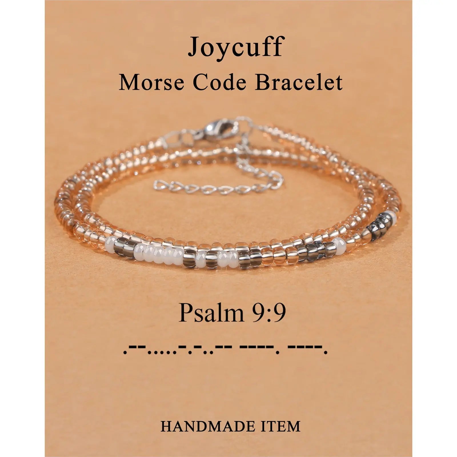 Hand-woven Adjustable Bead Crystal Multi-layer Password Bracelet - Norellé