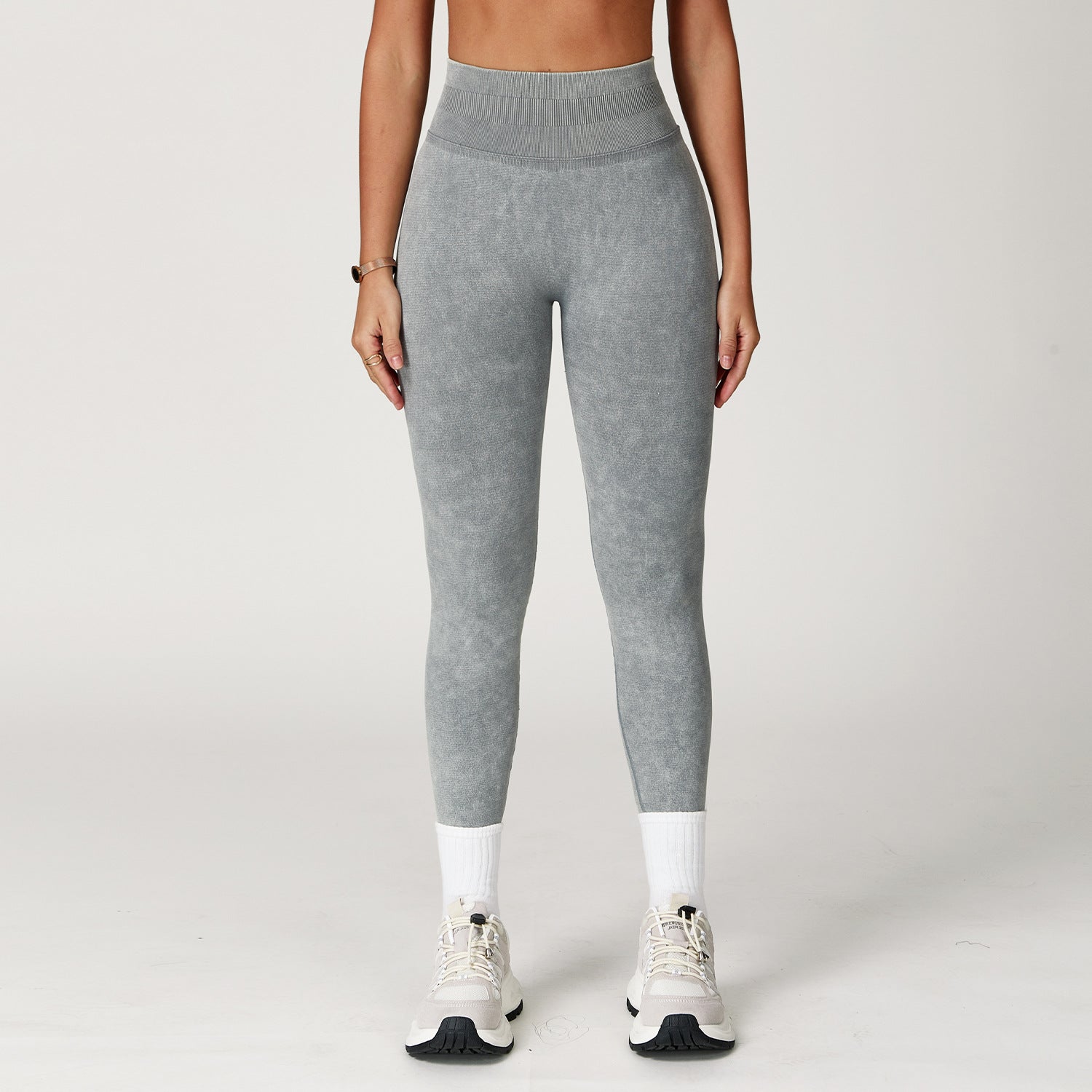 Seamless Stone Washed Yoga Pants High Waist Hip Lift Tight Trousers - Norellé