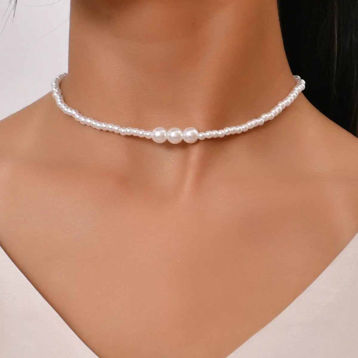 Trend Elegant Jewelry Wedding Big Pearl Necklace For Womenim - Norellé