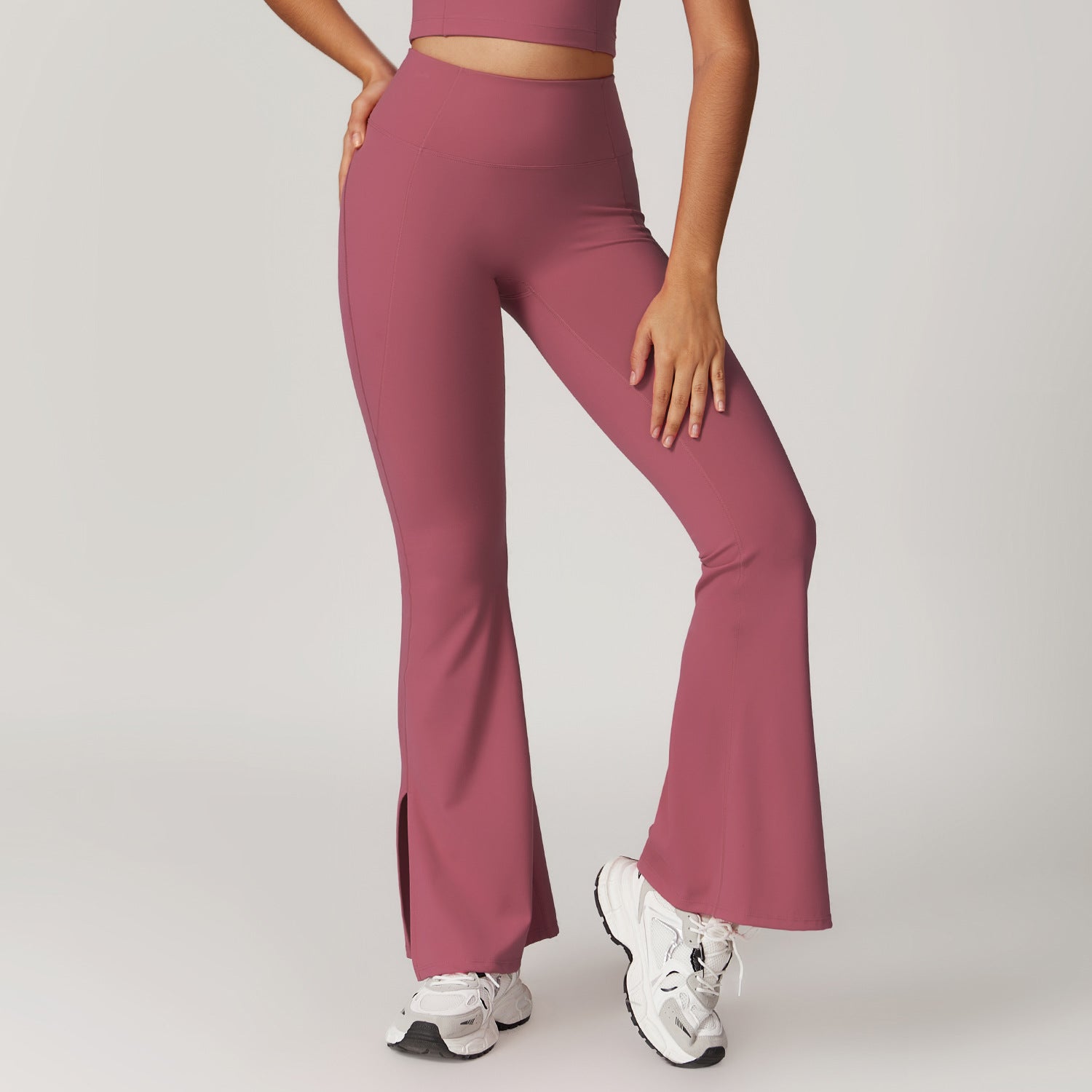 Outer Wear High Waist Wide Leg Hip Raise Yoga Pants - Norellé