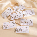 Fashion Simple Titanium Steel Earrings Creative Cross Love Butterfly - Norellé