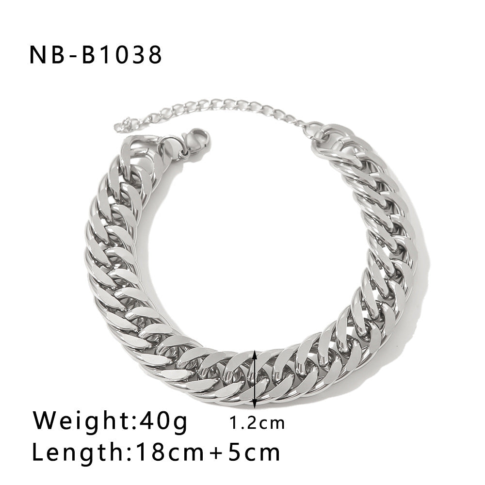 Fashion Unisex Style Retro Double-layer Five-pointed Star Chain - Norellé