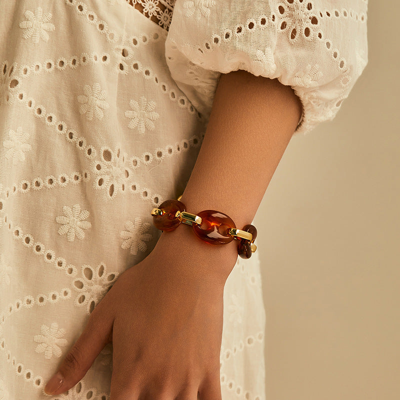 Women's Fashion Personalized Resin Pig Nose Bracelet - Norellé