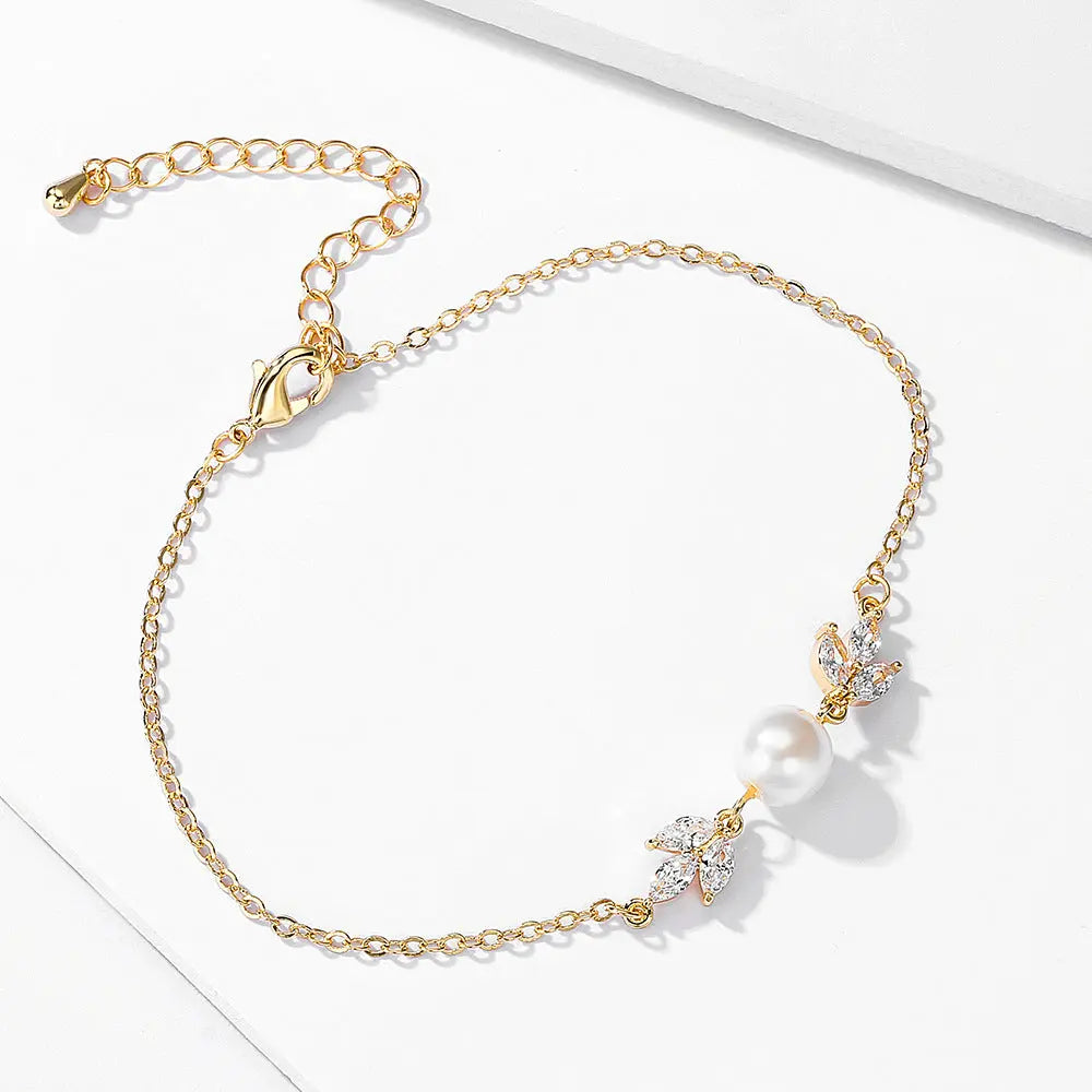 Design Vintage Pearl Bracelet Female Simple - Norellé