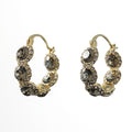 High-grade Gray Diamond Ring Ear Clip Earrings For Women - Norellé