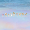 Cute Starry Sky Sweet Fairy Seat Ear Studs - Norellé