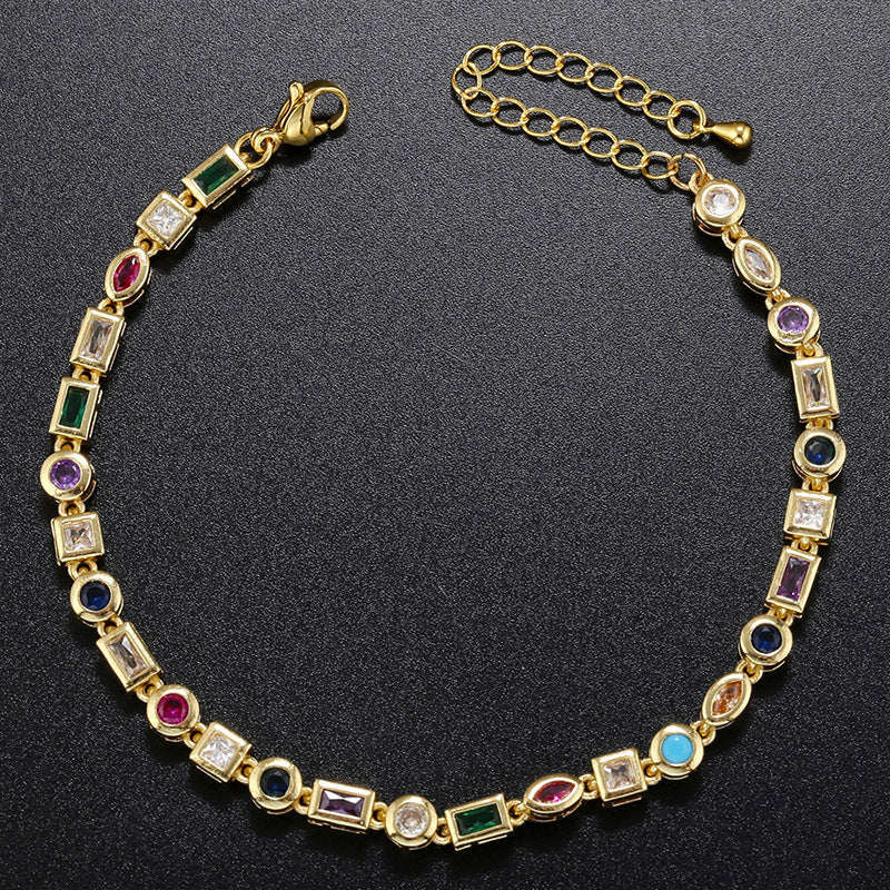 Color Diamond Bracelet Necklace For Women - Norellé