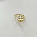 Personalized Love Pearl Line Ring Fashion - Norellé