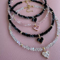 INS Sweet Cool Copper Inlaid Zircon Love Necklace - Norellé