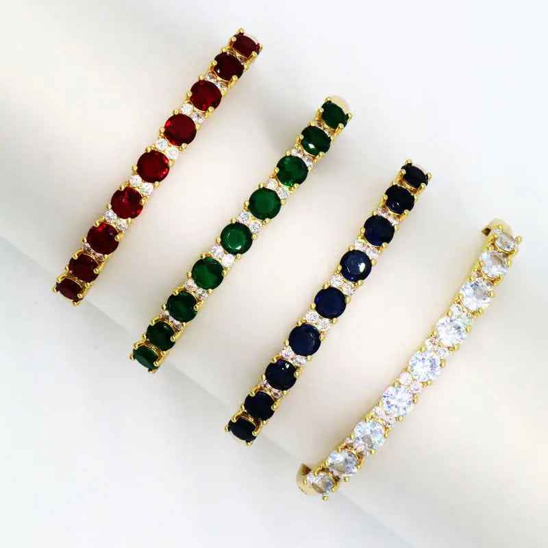 Fashion Color Zircon Bracelet Niche Female - Norellé