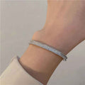 Light Luxury High-grade Exquisite Two-color Full Diamond Fine Bracelet - Norellé