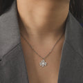 Hollow Personality Celtic Knot Clover Pendant Stainless Steel Necklace - Norellé