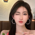 Exaggerated Big Hoop Earrings Women's Unique Niche - Norellé