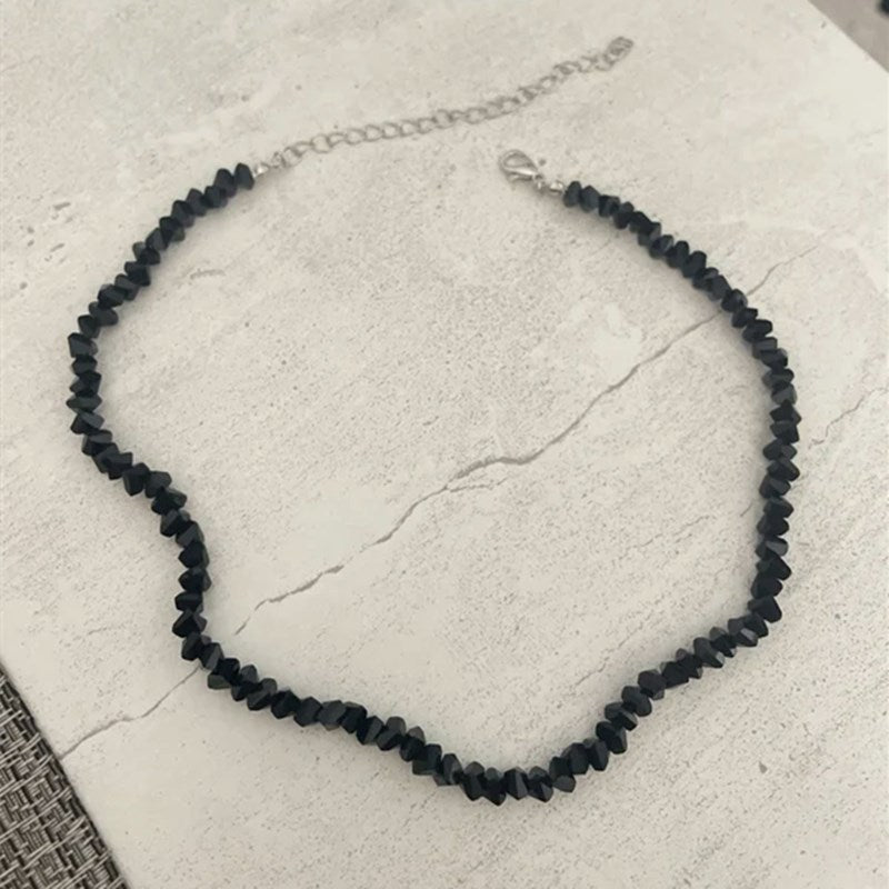 Geometric Multi-cut Glass Crystal Necklace - Norellé