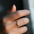 Opal Vintage Court Style Sterling Silver Ring - Norellé