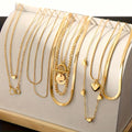 Heart Snake Bone Blade Necklace Suit 10 Pieces - Norellé
