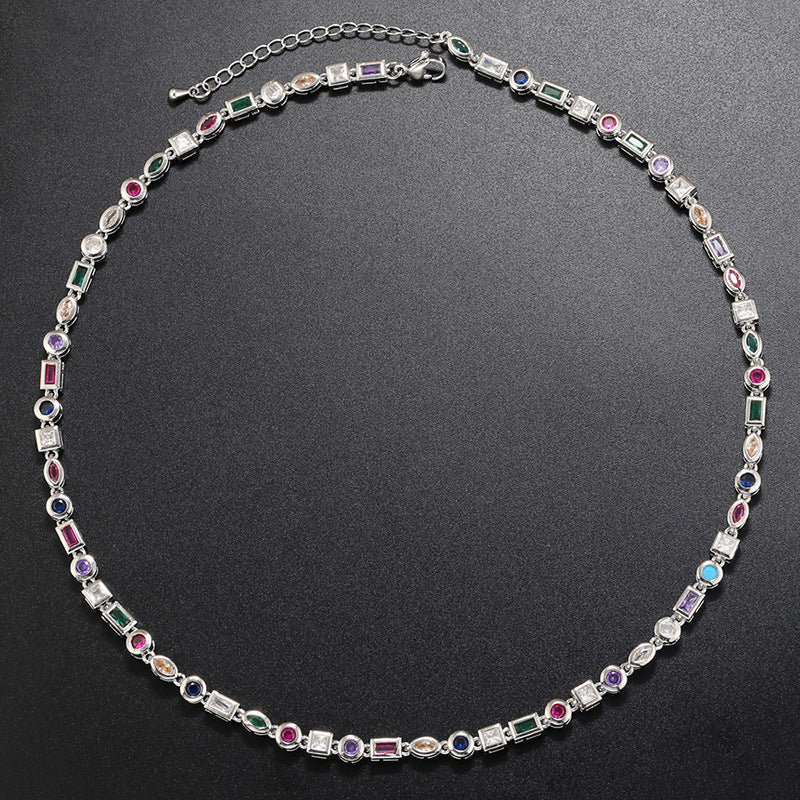Color Diamond Bracelet Necklace For Women - Norellé