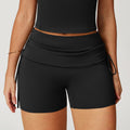 Women's Nude Feel Tight Yoga Shorts Drawstring - Norellé