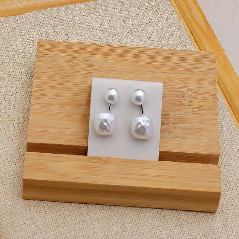 Simple French Irregular Ear Studs Korean Girl - Norellé