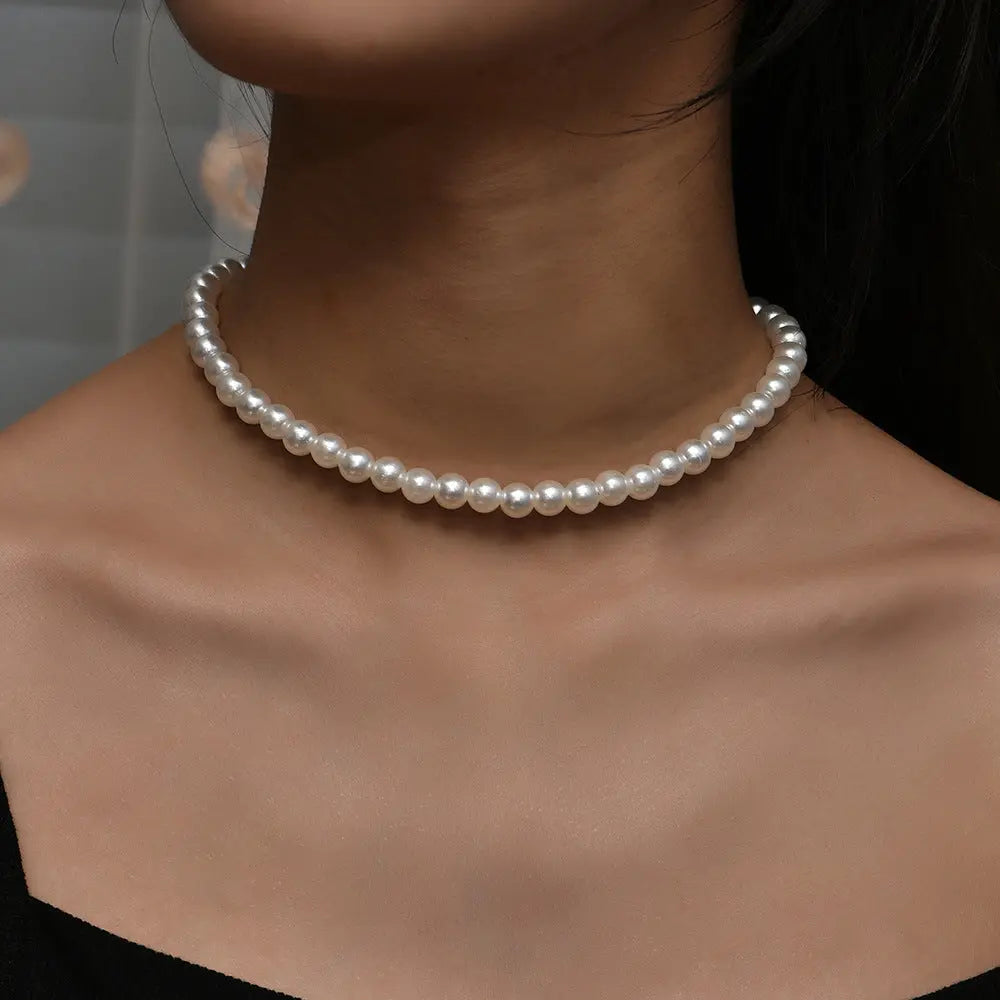Trend Elegant Jewelry Wedding Big Pearl Necklace For Womenim - Norellé