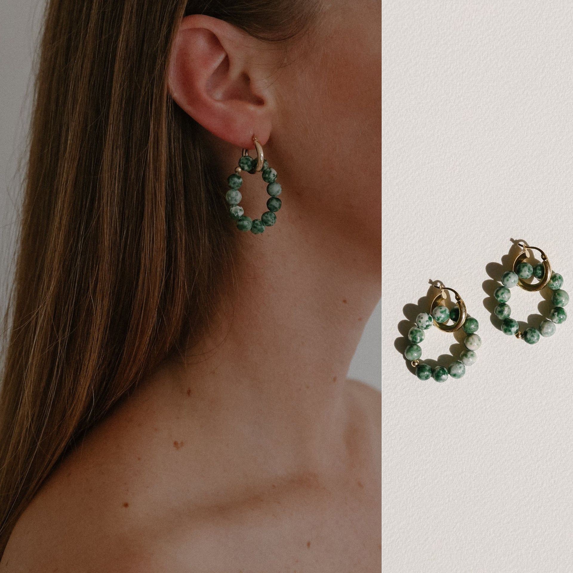 Natural Turquoise Beaded Necklace - Norellé