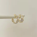 Sweet Opal Earclip Earrings Light Luxury And Simplicity - Norellé