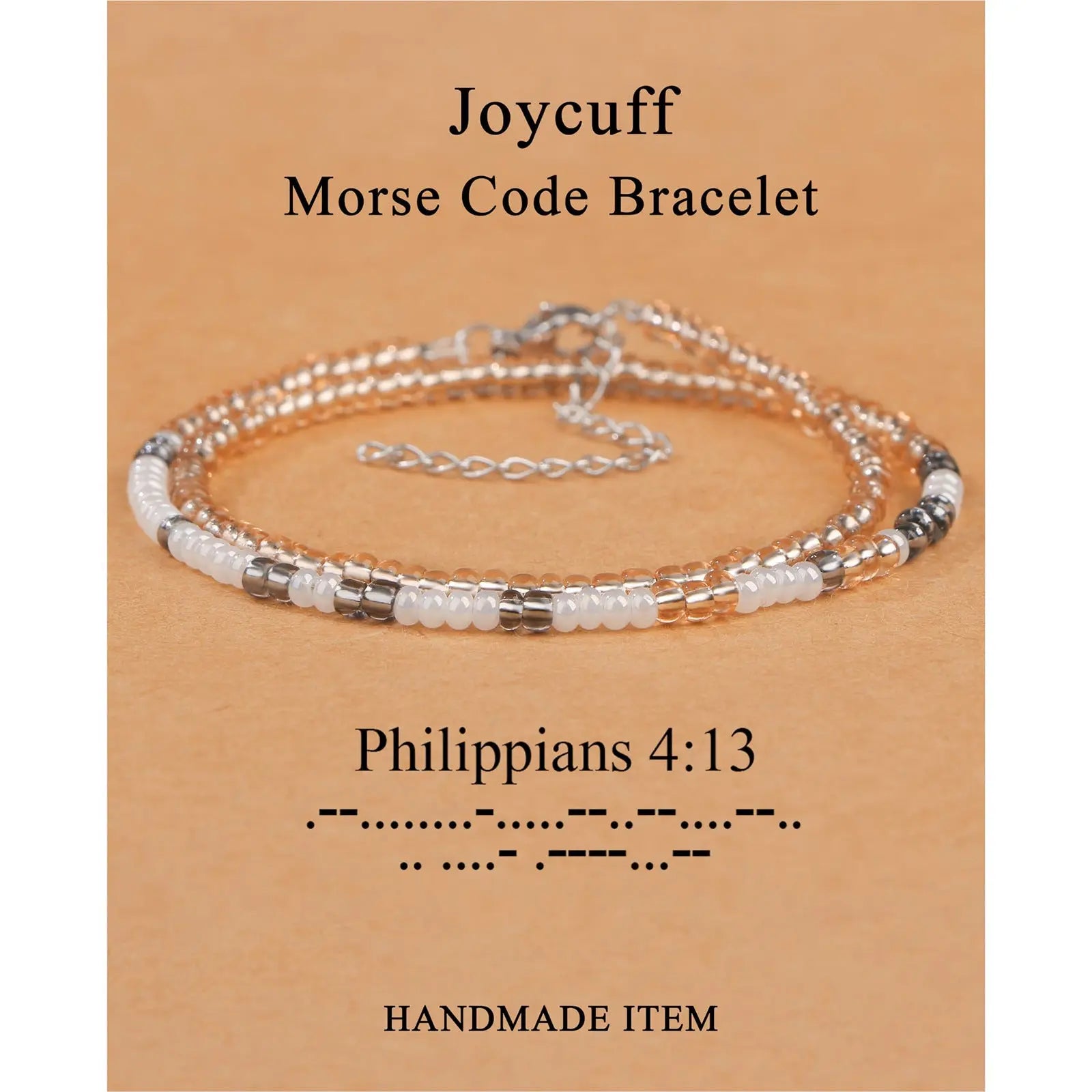Hand-woven Adjustable Bead Crystal Multi-layer Password Bracelet - Norellé
