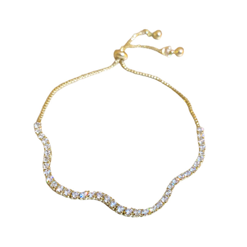 Wave Geometric Adjustable Bracelet Temperament - Norellé