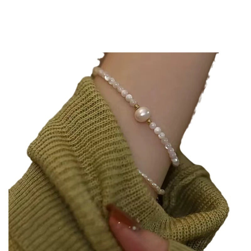 Shell Beads Freshwater Pearl Niche Hand Accessory Bracelet Necklace - Norellé