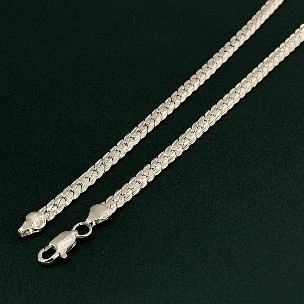 925 Silver Plated Car Lace Bracelet - Norellé