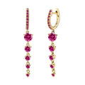 Geometric Personalized Long Earrings Women - Norellé