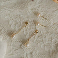 Gentle Temperament 925 Silver Needle Pearl Earrings - Norellé