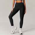High Waist Bronzing Casual Yoga Pants Women's Running Quick-drying Nude Feel - Norellé