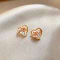 Jardin Monet Oil Painting Flower Pearl Earrings - Norellé