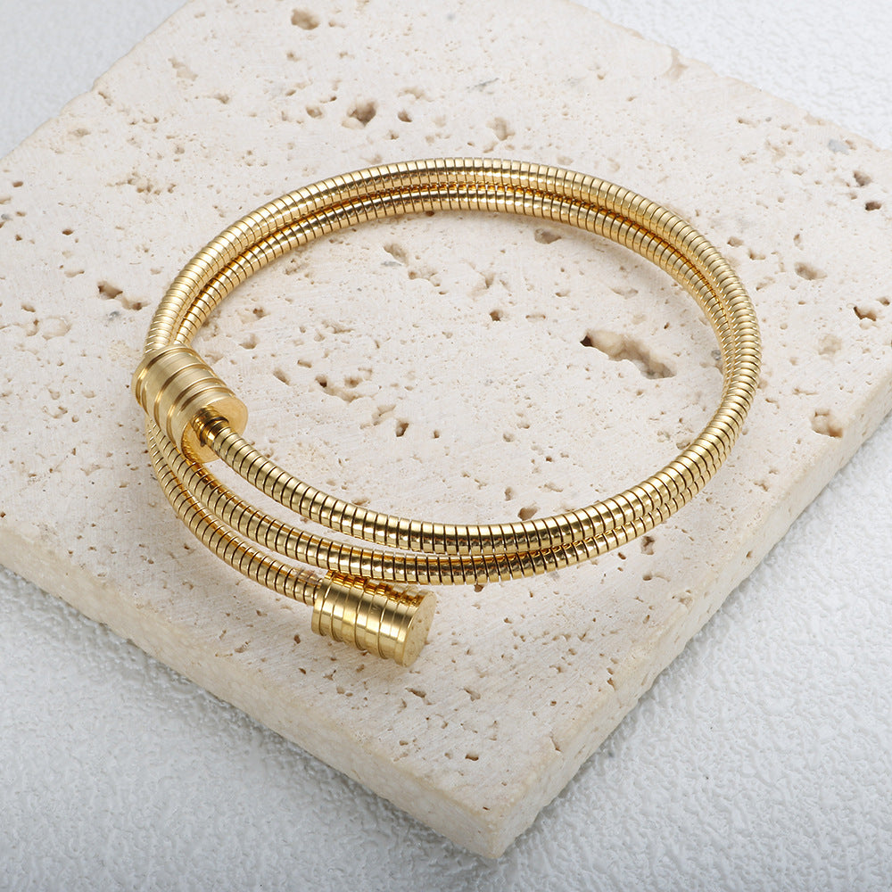 New Weia Line Bracelet For Women Fashion Commuter Simple Opening - Norellé