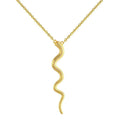 Simulated Snakes Tassel Earrings  Advanced Design Gold Snake Circle Necklace - Norellé