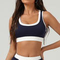 Color Matching Nude Feel Sports Underwear Quick-drying Shockproof Yoga Vest - Norellé