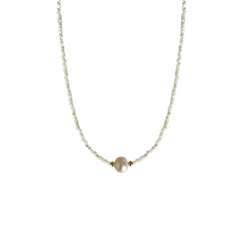 Women's Fashion Natural Freshwater Pearl Necklace - Norellé